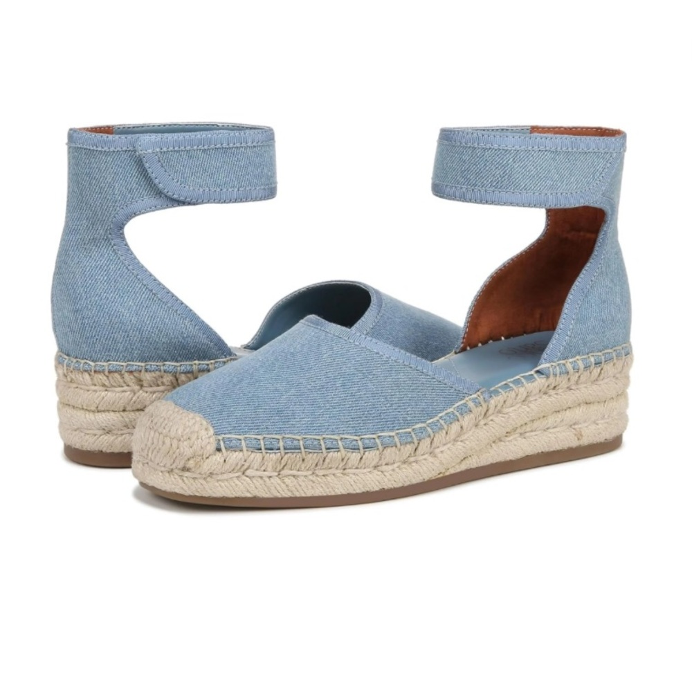 FRANCO SARTO Bessa Denim Espadrilles